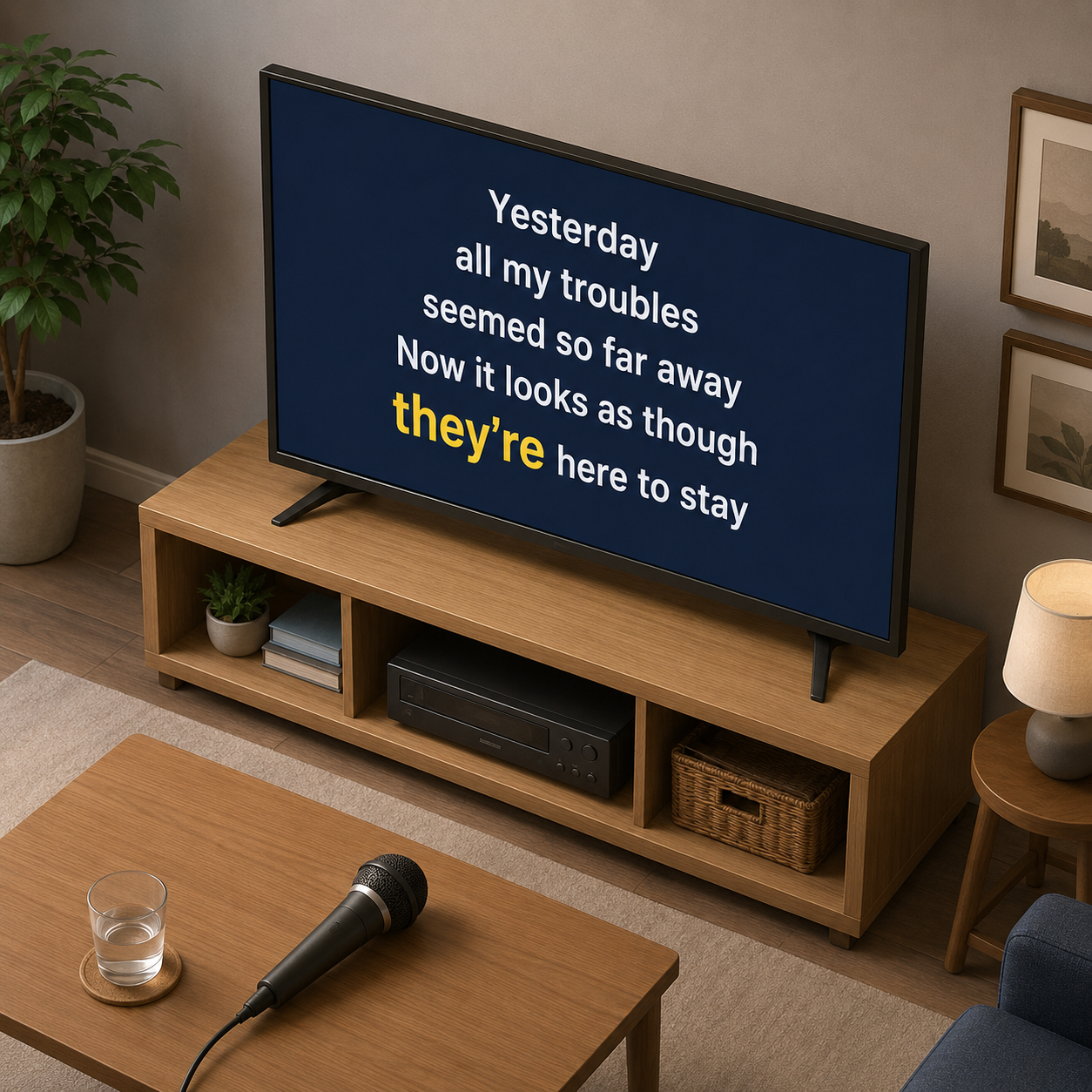 Karaoke-style videos