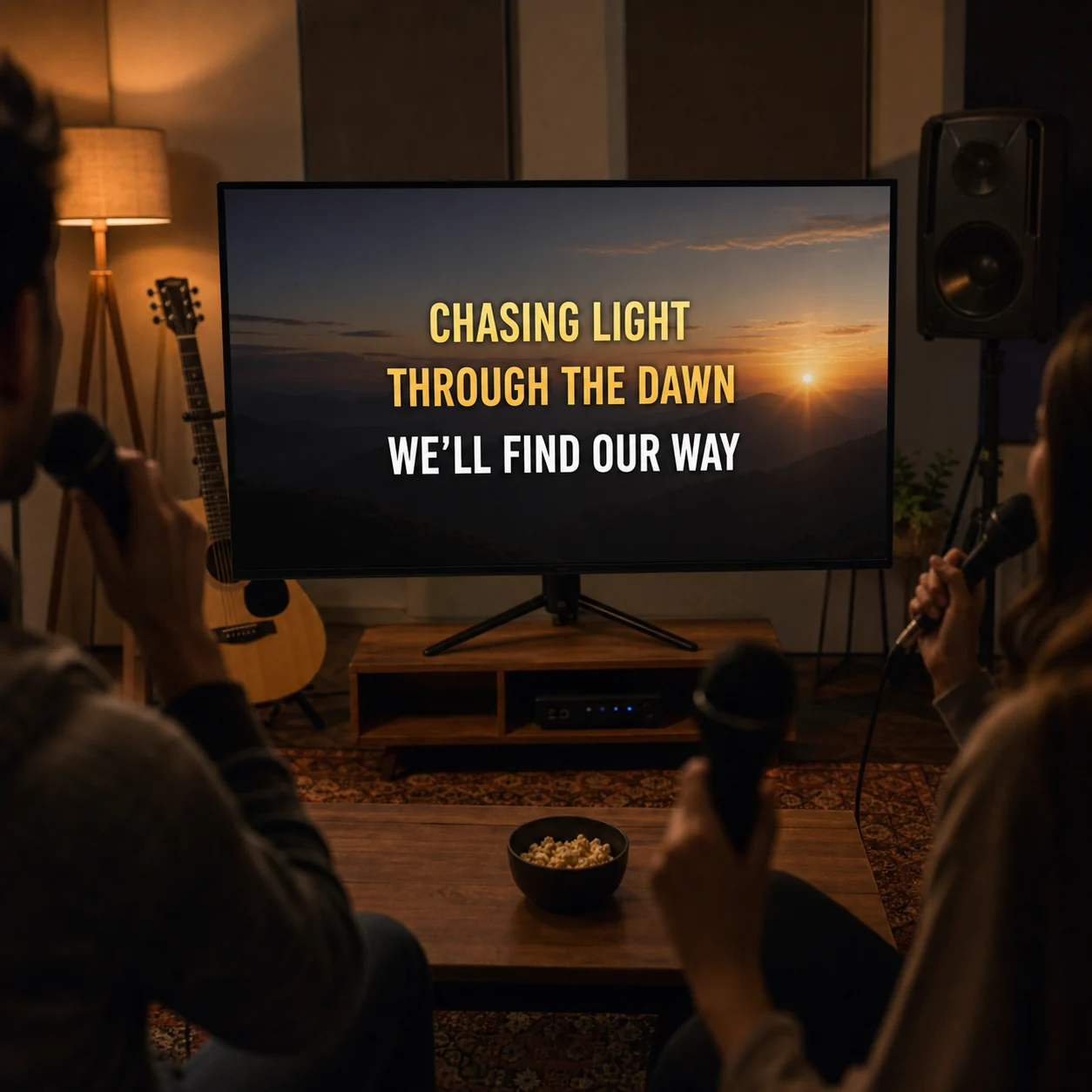 AI handles the hardest part: lyrics and timing