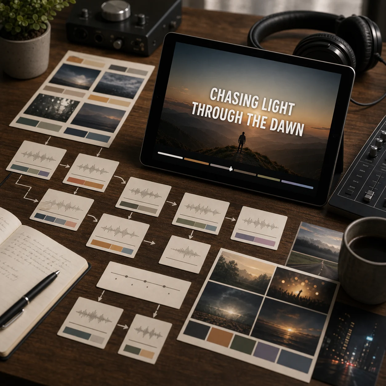 Visuals driven by your song, not by templates